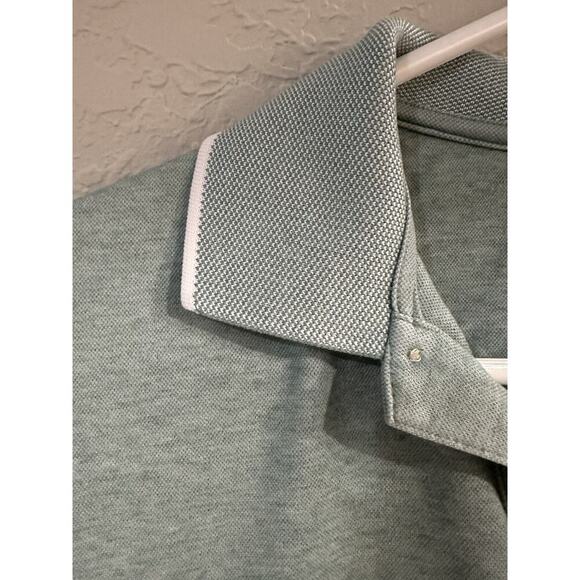 Lands End Men’s Medium Light Green Polo Shirt - Picture 4 of 4